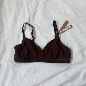 Skims fits everybody bralette color cocoa size medium